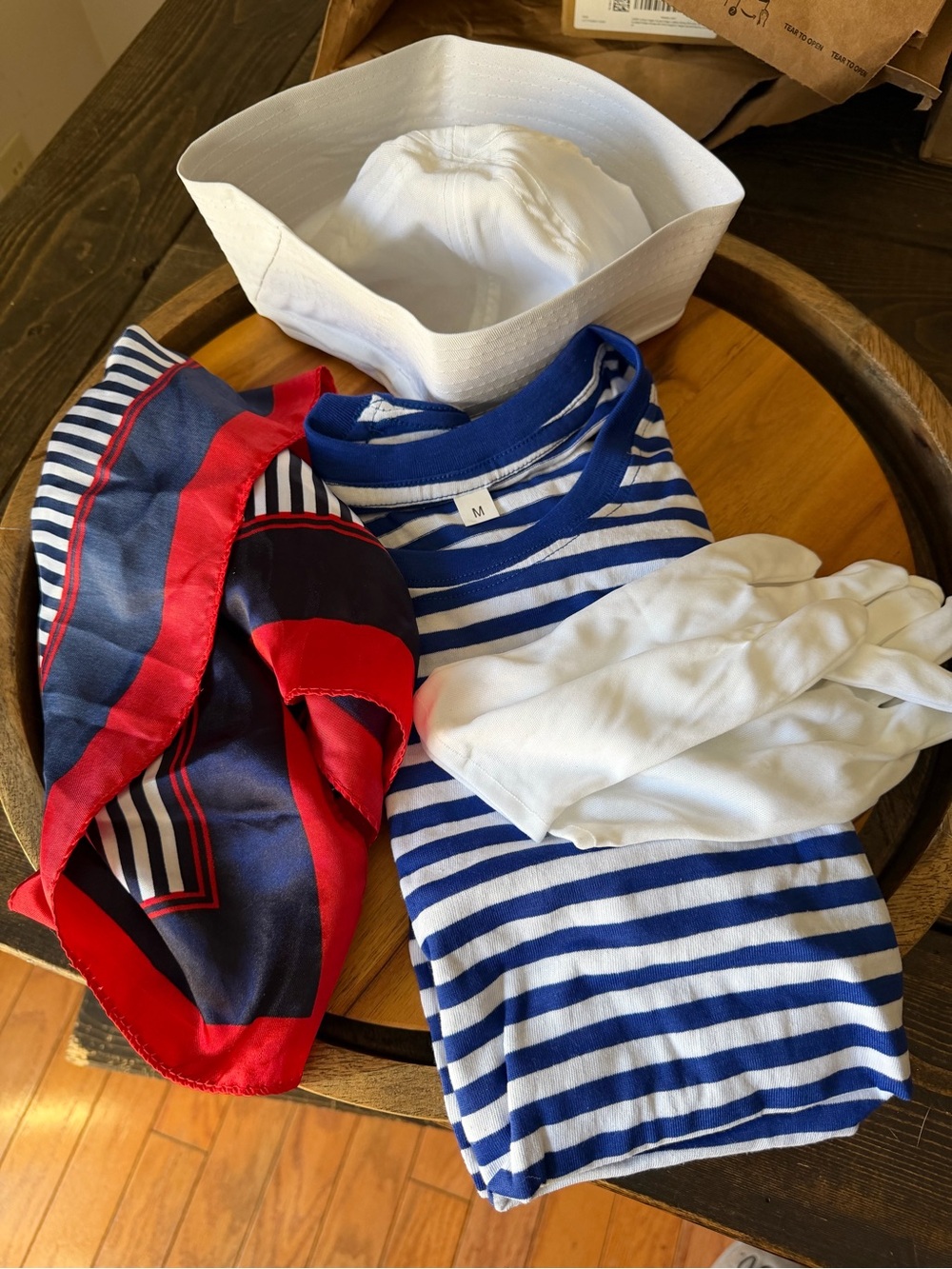 Striped Blue & White Tee - Nautical Set